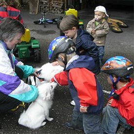 Mittelspitze im Kindergarten